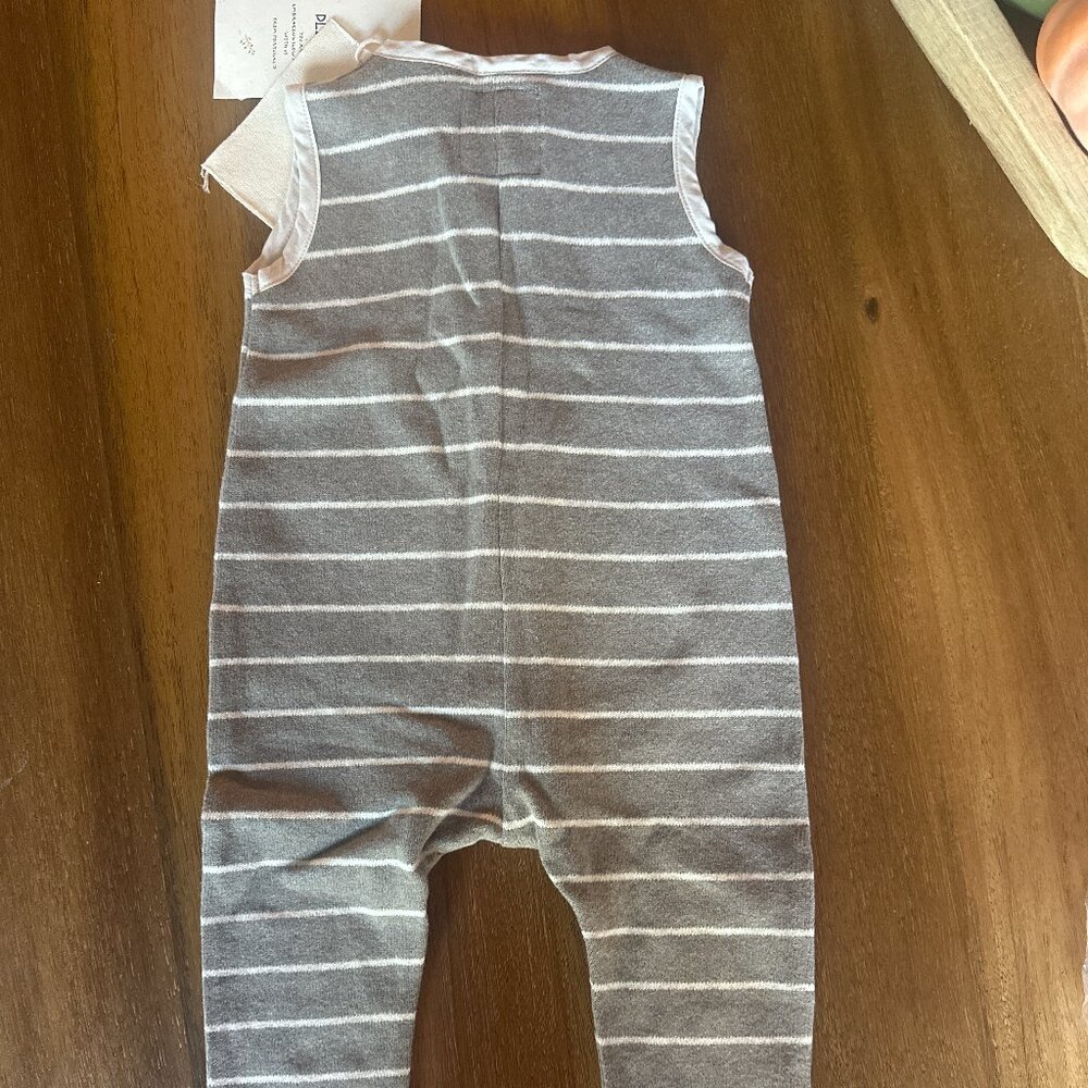 Play Up Striped Baby Onesie (Size 6M)